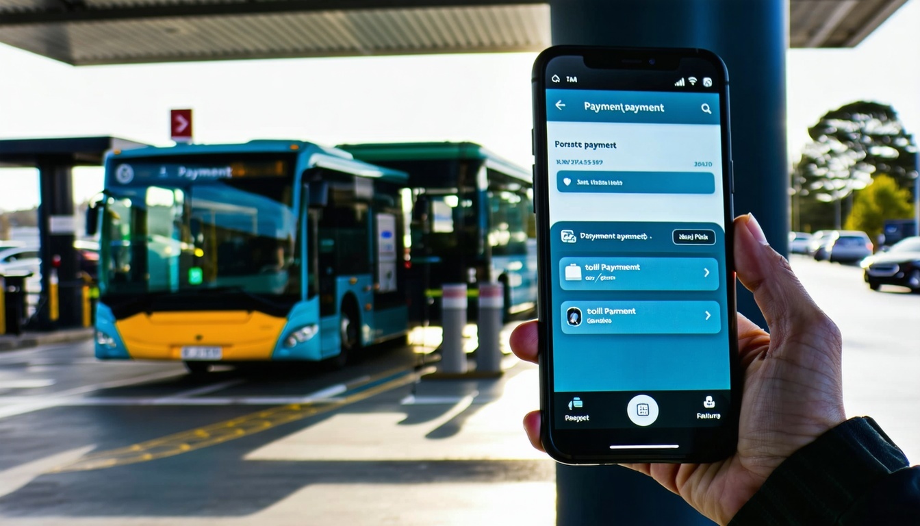User-friendly toll payment app interface